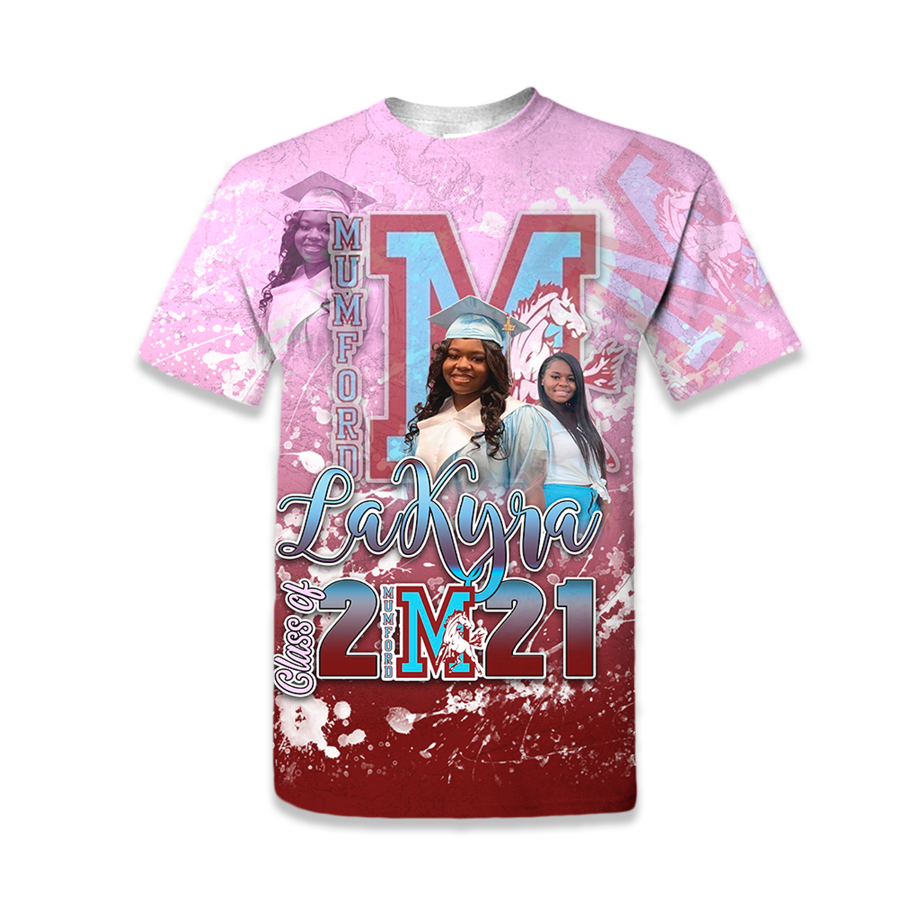 All-Over Premium Graduation T-Shirt