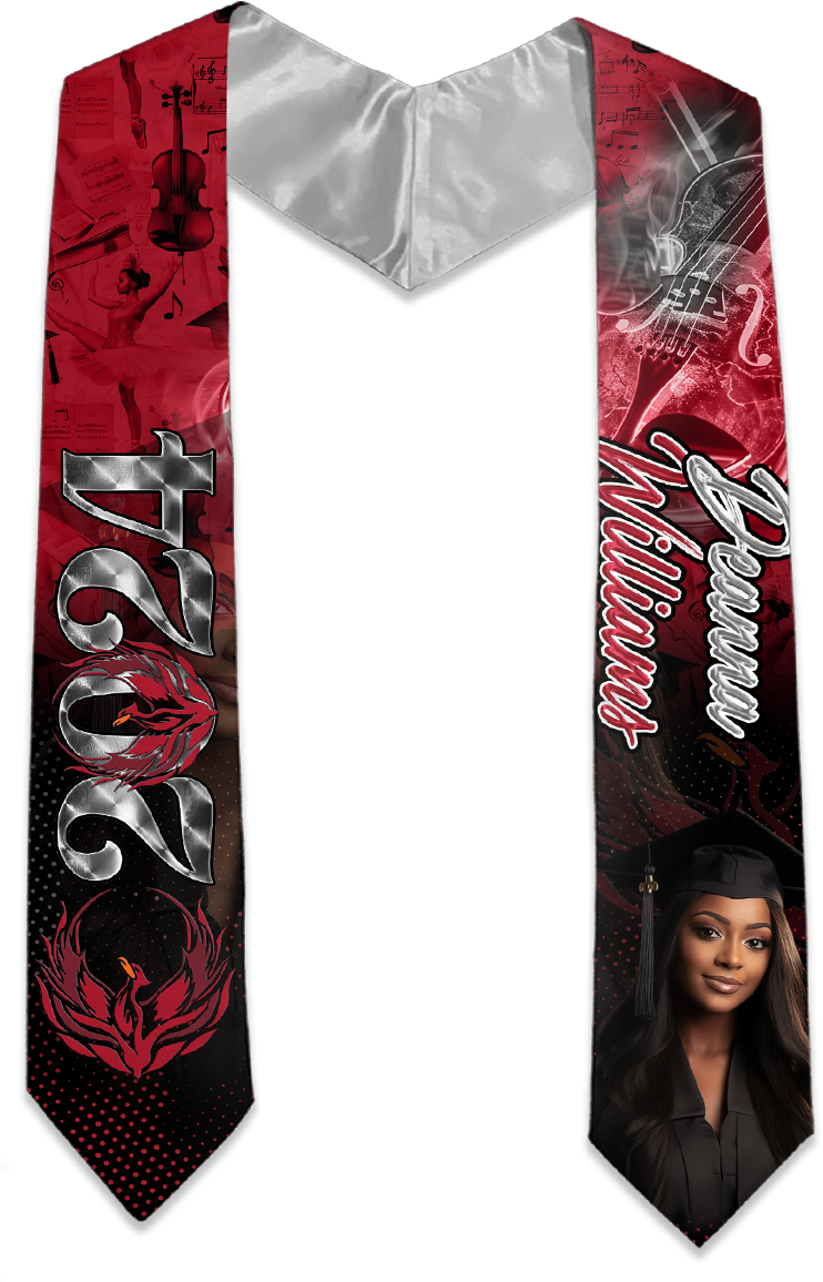 Graduation 2024 Senior Personalized Photo Stole