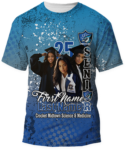 Halftone Graduation Personalized Shirt