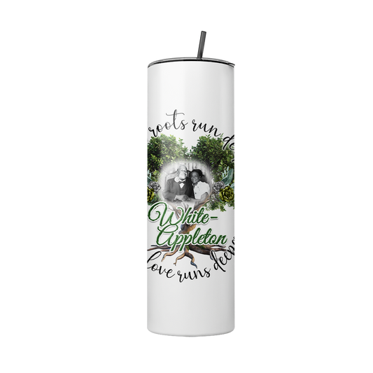 "White-Appleton" Family Lineage 20 oz Tumbler