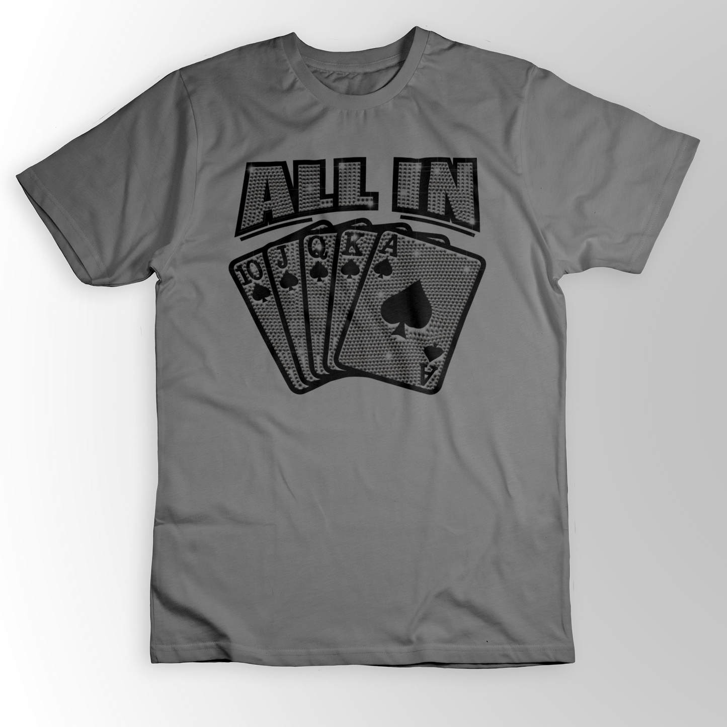 "ALL IN" Rhinestone T-shirts