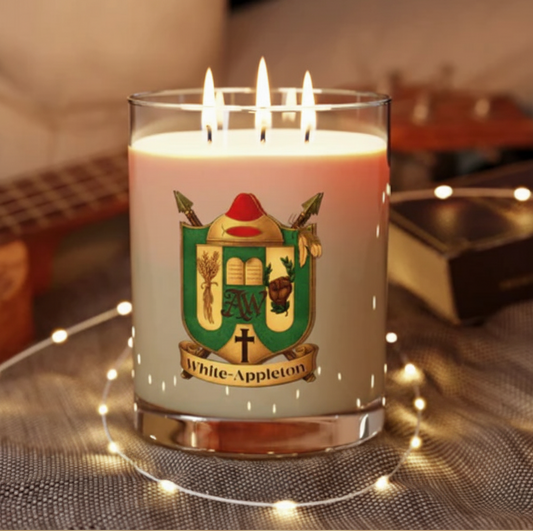 White-Appleton Family Crest Scented Candle