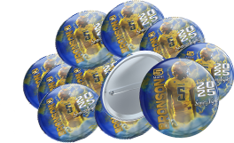 Show off your school spirit and support your graduating senior with our Custom Senior Button Pins. These personalized pins are the perfect way to celebrate this once-in-a-lifetime milestone, whether you’re a proud parent, teacher, or classmate.