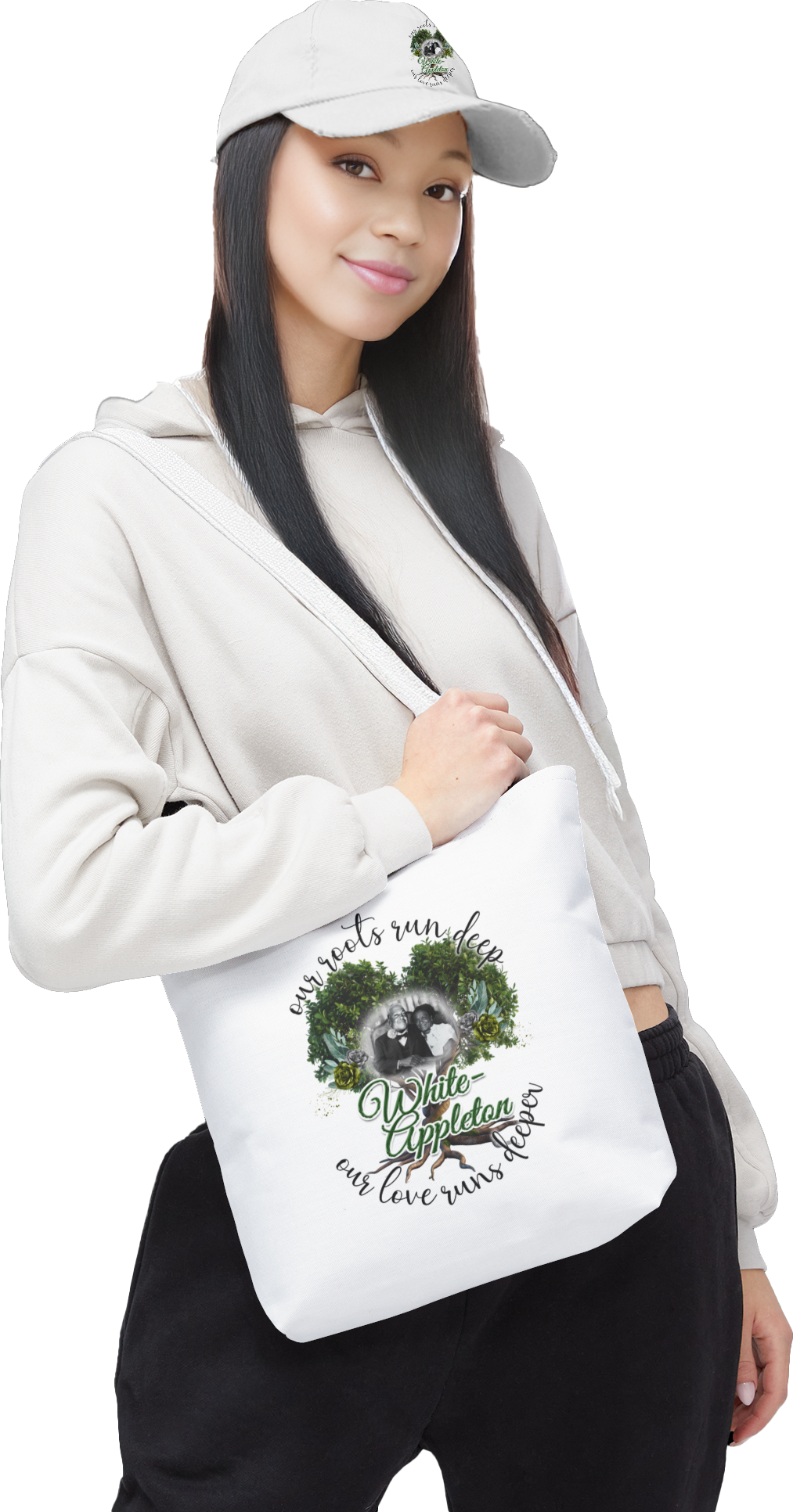 'White-Appleton' Lineage Tote Bag