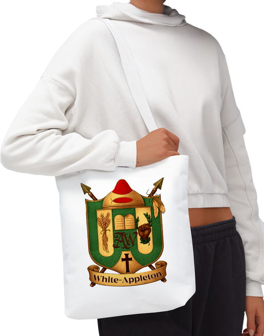 'White-Appleton Family Crest' Tote Bag