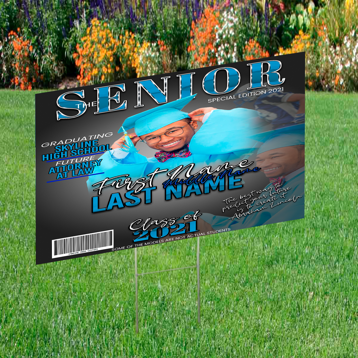 Our custom graduation signs can be used for a variety of purposes, such as to decorate the student's home, commemorate the occasion with photos, or to promote graduation events or parties. They make a great keepsake and can be treasured for years to come as a reminder of this significant achievement.