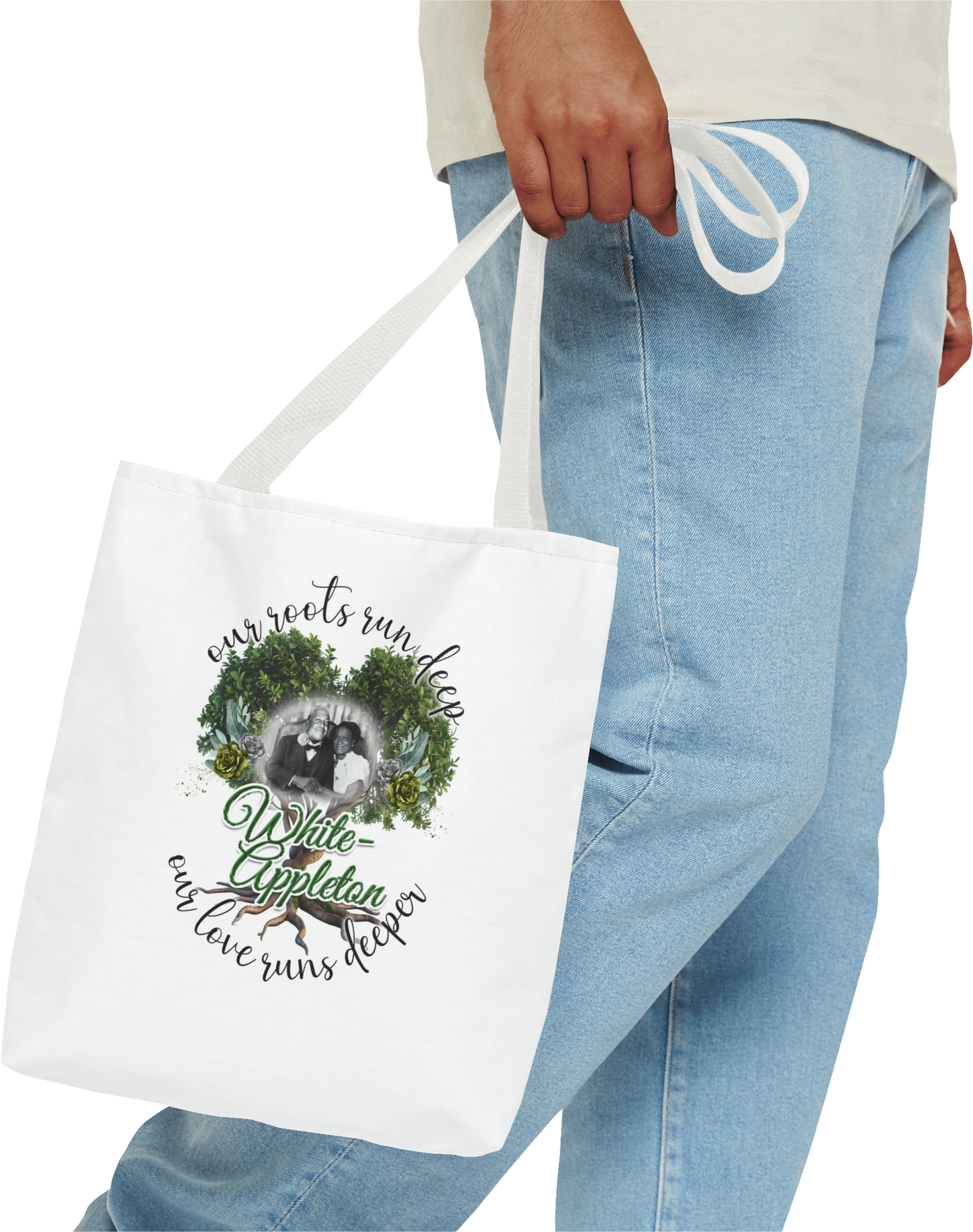 'White-Appleton' Lineage Tote Bag