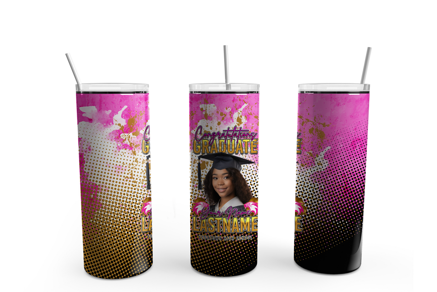 Premium Digital Print 20 Oz Tumbler